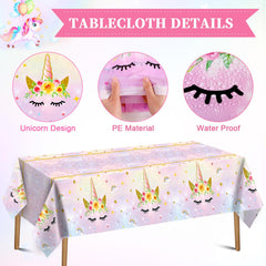 Winrayk waterproof tablecloth protects party surfaces