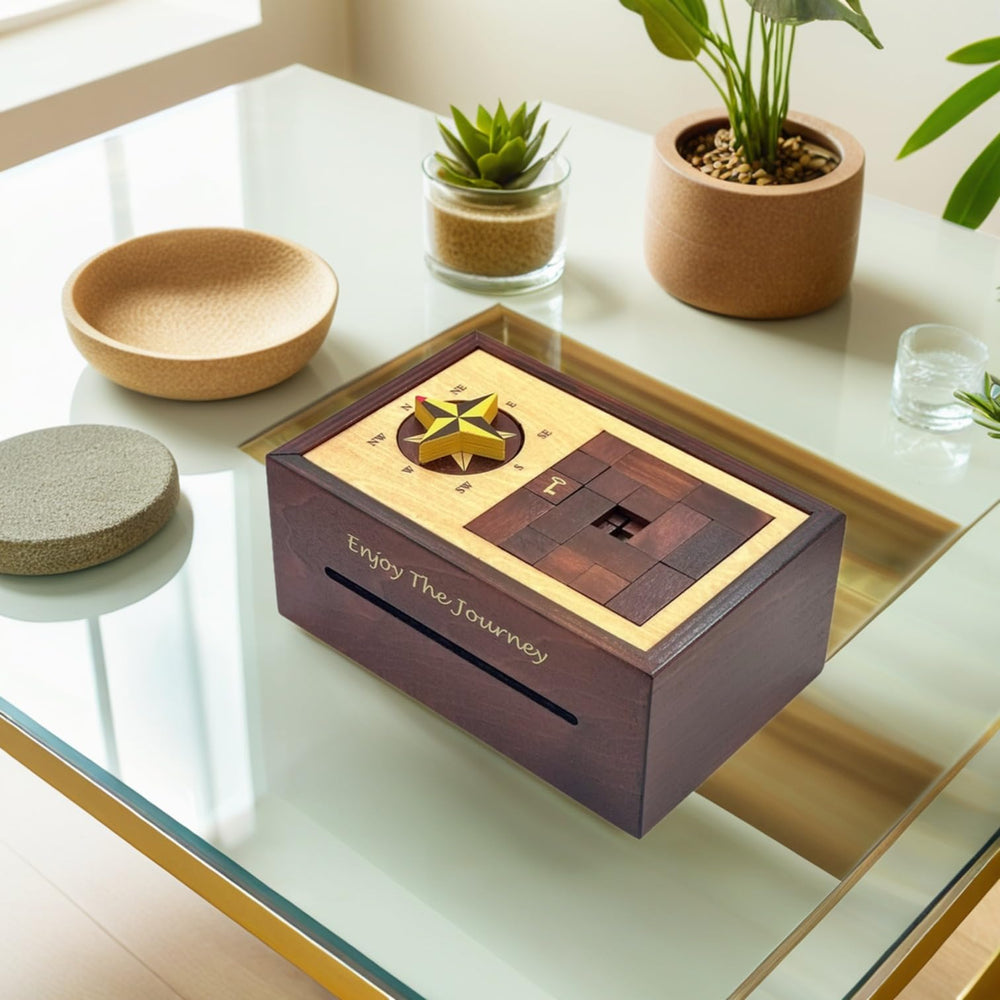 Winshare Navigation Enigma gift card holder for a puzzle gift