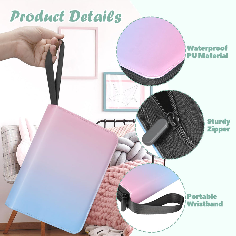 Winsing 400-pocket binder helps keep a diverse collection neatly arranged.