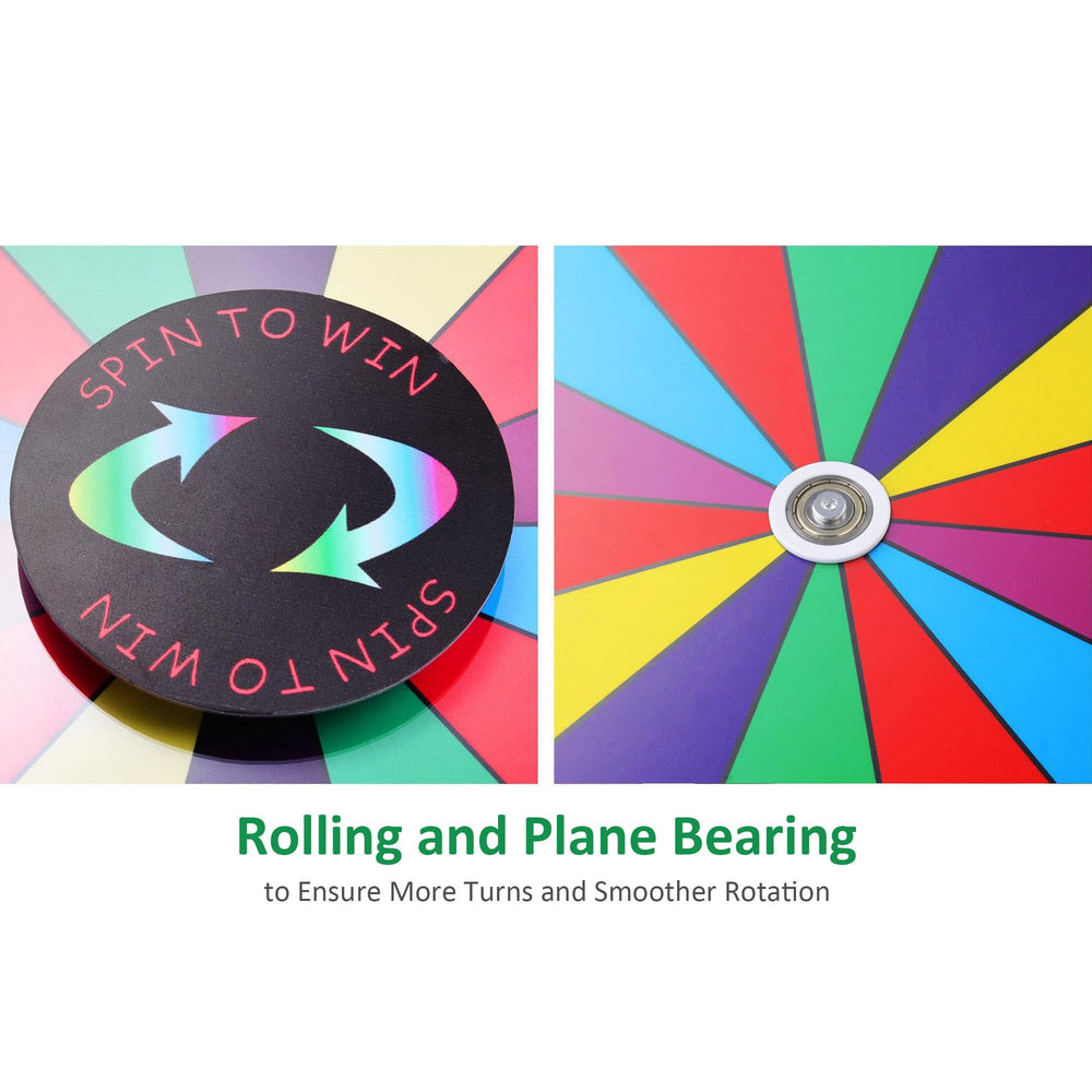 WinSpin anti-slip base keeps spins steady during busy promotions.