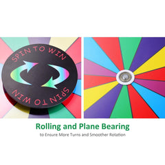 WinSpin anti-slip base keeps spins steady during busy promotions.
