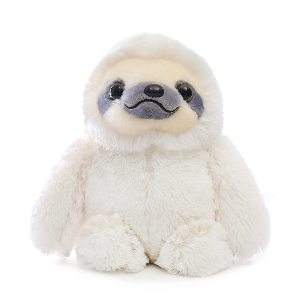 Winsterch Cute Sloth plush full-body ivory, perfect for cozy hugs.