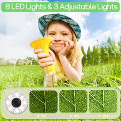 Wrist strap included helps transport safely during field use.