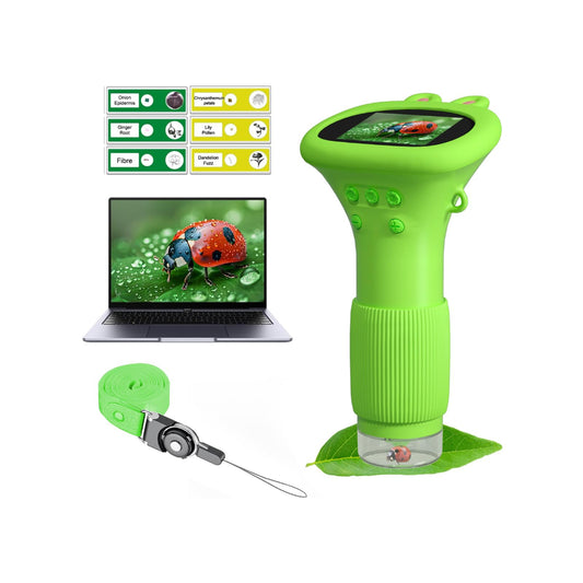 WINWEND pocket microscope with 1000x zoom for detailed viewing