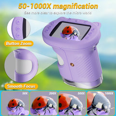 WINWEND photo and video capture lets kids save discoveries for sharing.