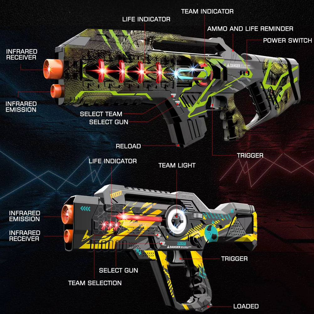 Winyea Tag laser tag built-in speaker and vibration enhance immersion during play.