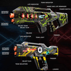 Winyea Tag laser tag built-in speaker and vibration enhance immersion during play.