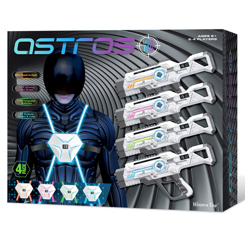Winyea Tag laser tag guns front view, ready for action-packed backyard battles.