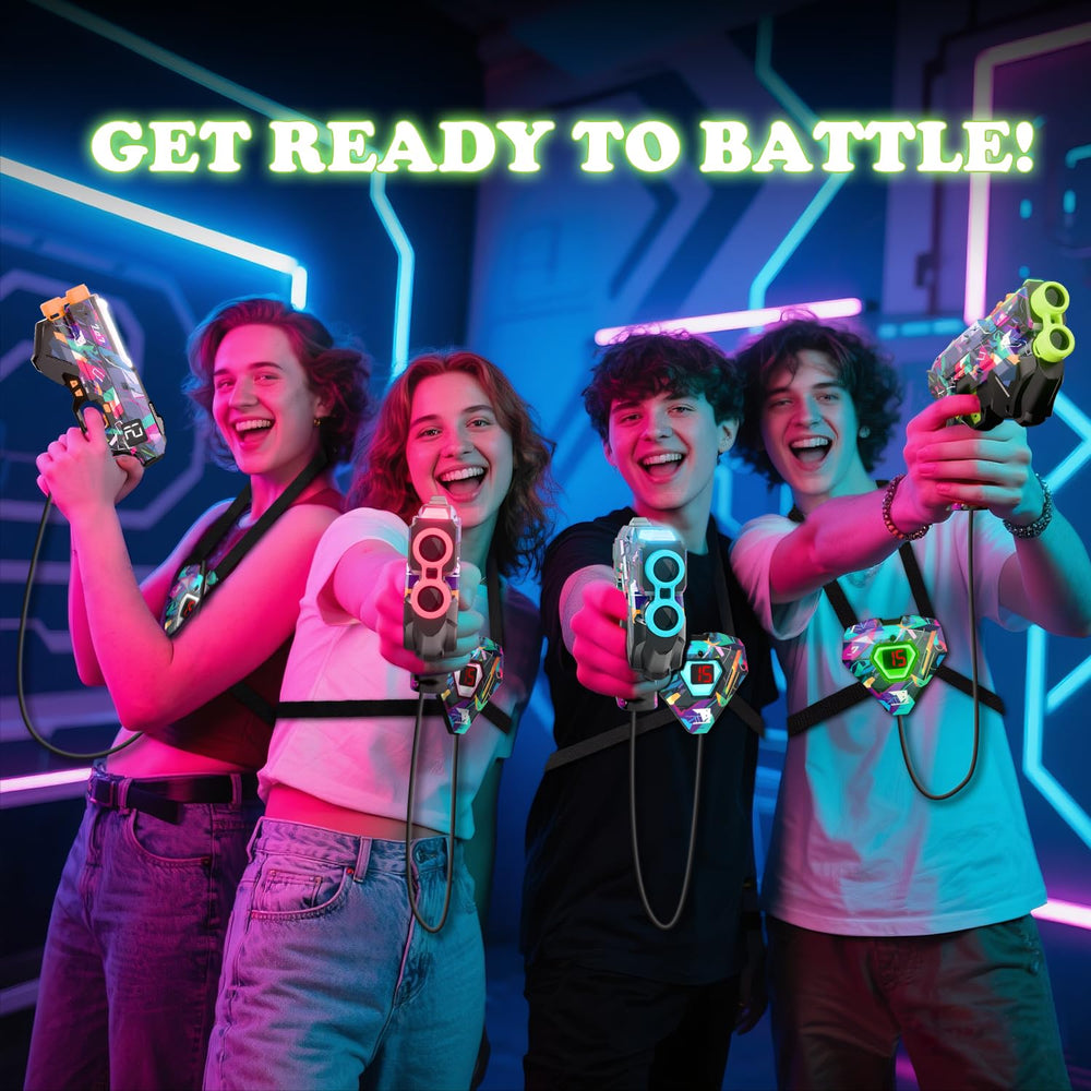 Winyea Tag laser tag mode laser gun used in intense combat scenarios.