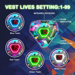 Winyea Tag pistol mode in action for quick-fire play.