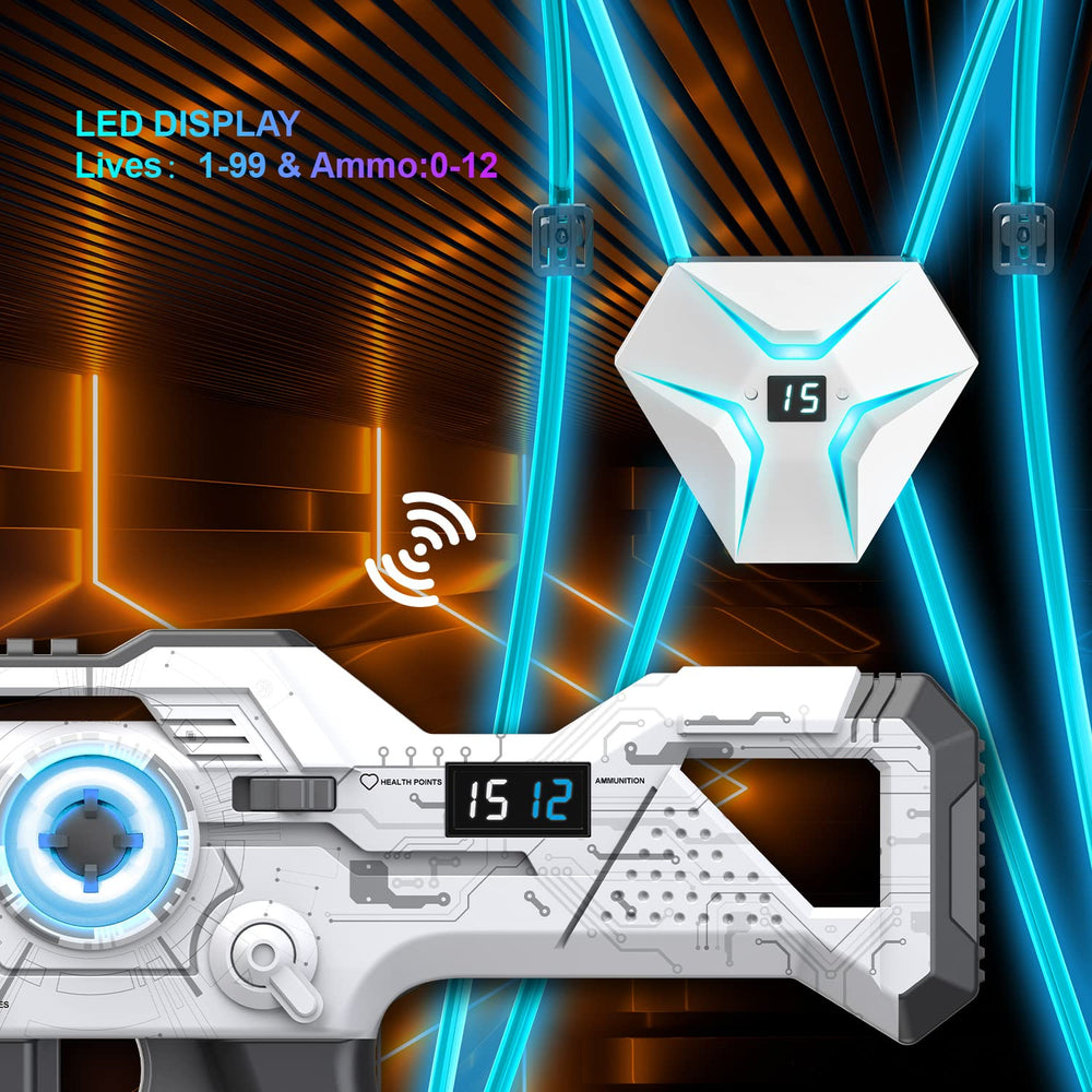 Winyea Tag vest with glow straps illuminated for nighttime team battles.