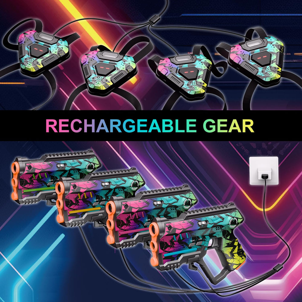 Winyea Tag laser tag vests provide team color clarity for quick, immersive gameplay.
