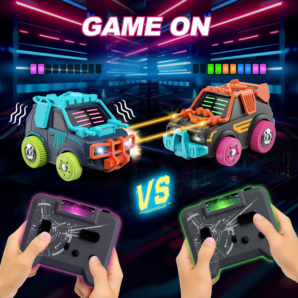 Compact cartoon punk design for indoor racing and battles