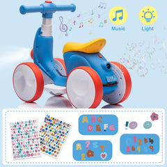wiqins bike with LED lights and music for nighttime play