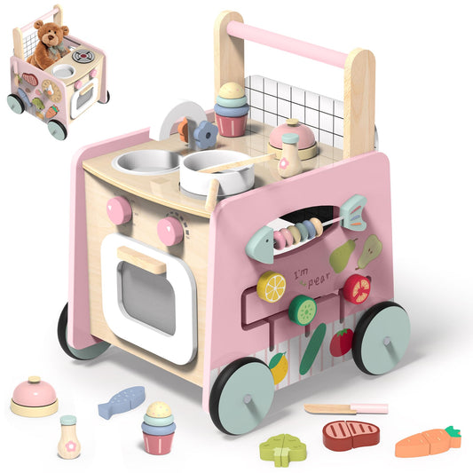 wiqins wooden baby walker overview highlighting 9-in-1 versatility for early learning