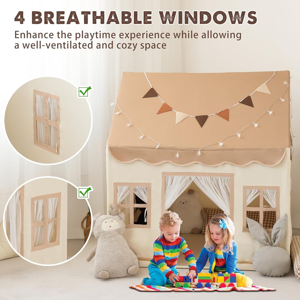 Wirhao large tent interior suitable for multiple children