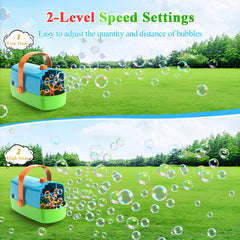 Wisdomlit Bubble Machine powered by battery or USB for flexible setups