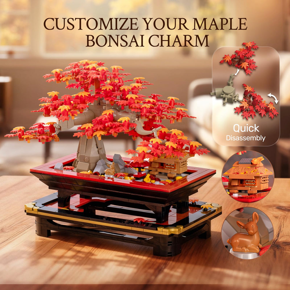 WISE BLOCK gift packaging bonsai set appeals as a thoughtful adult gift.