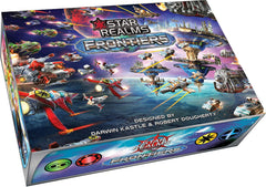 Wise Wizard Games Star Realms Frontiers boxed set cover, ideal for epic two-player battles.