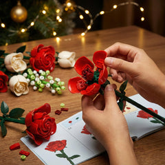 WISEPLAY white rose stems adding an elegant touch to decor