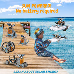 WISHKY TOYS Surf-Bot: sun-powered fun demonstrates renewable energy in action.