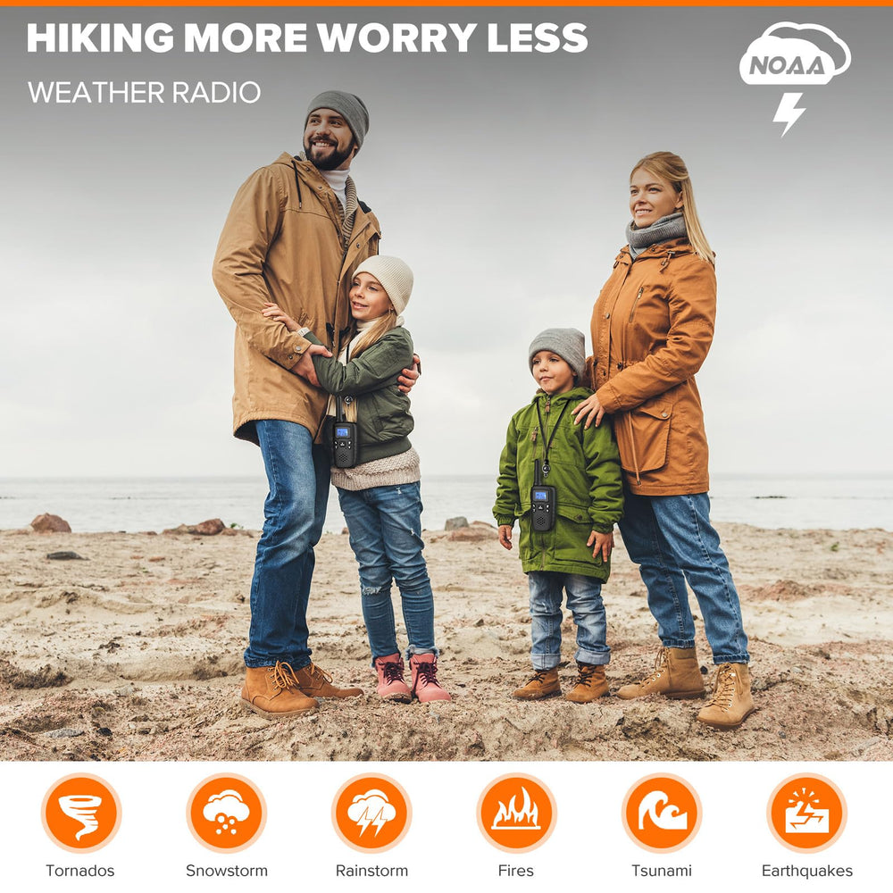 Wishouse M9 walkie talkies long-range performance in open spaces with crisp sound.