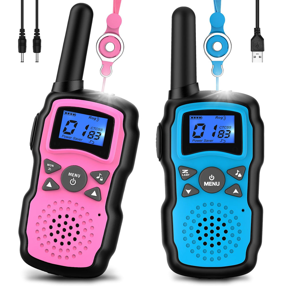 Wishouse kids walkie talkies with charging kit powering uninterrupted play