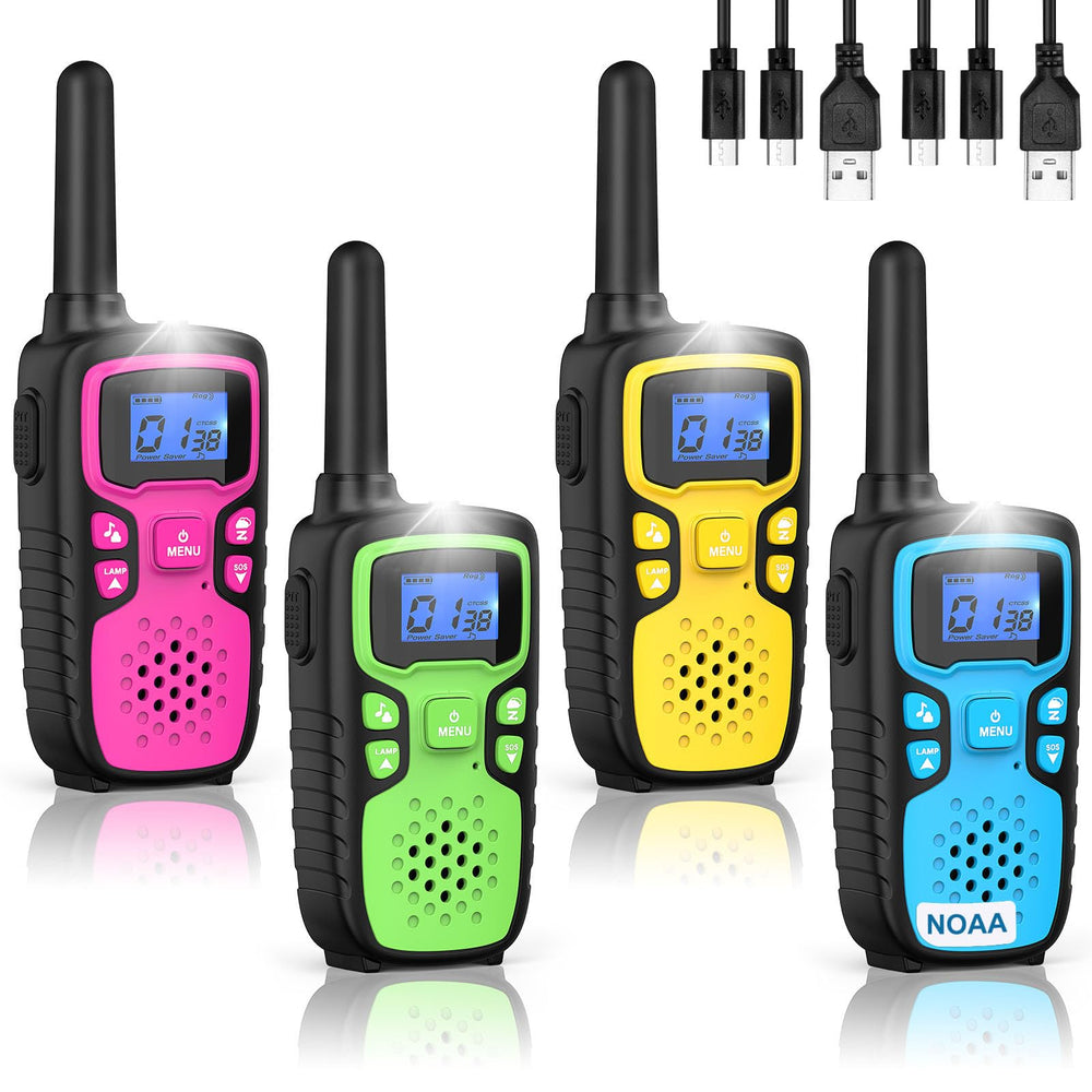 Wishouse Walkie Talkies colorful four-pack for family play and shared adventures.