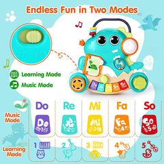 WITALENT pull-string beads cylinder toy for baby exploration.