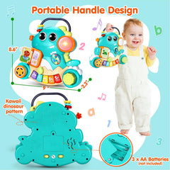 WITALENT soft-light dinosaur toy with safe ABS plastic.