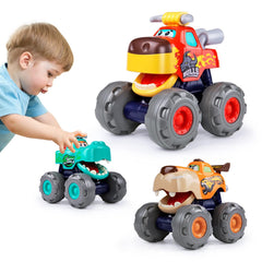 WITALENT red bull monster truck front view, fueling imaginative play.