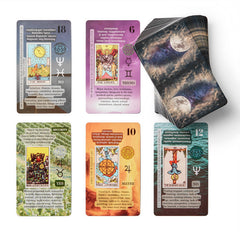 Witchy Cauldron tarot cards laid out for a beginner reading