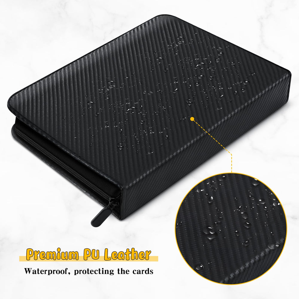 WITHYU jumbo card pockets side-loading keep cards secure and visible