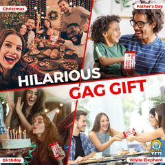 Witty Yeti gag gift pack shown as a humorous party prop