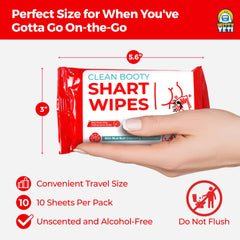 Witty Yeti travel-size emergency wipes ready for on-the-go moments