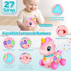 Montessori-inspired WixbFyn unicorn toy with durable ABS and rounded edges