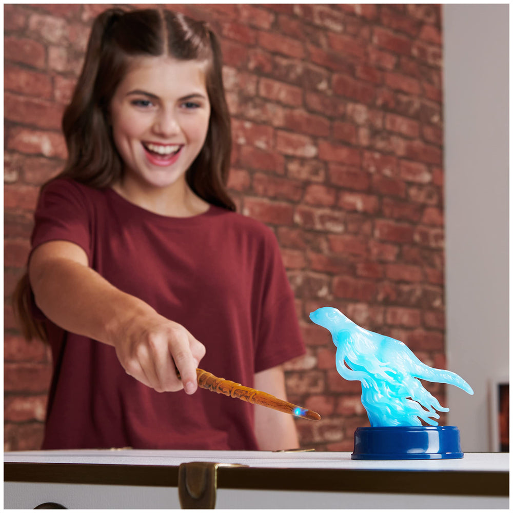 Wizarding World Patronus otter figure lights up to display your Patronus in play.