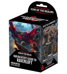 WizKids Van Richten's Ravenloft booster miniatures for tabletop campaigns.
