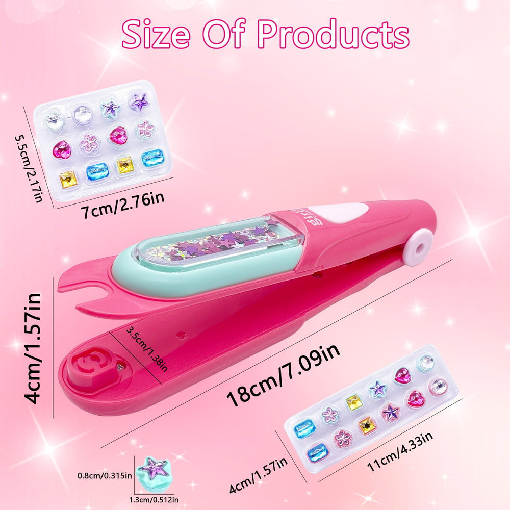 WJASI Hair Gem Stamper Kit packaging box highlights gift-ready presentation.