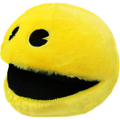 WjcnPac-Man 6-inch Pac-Man plush face close-up for cozy hugs and comfort.