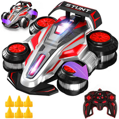 WJWMIRC 1:14 Drift RC car front view, vivid red design for dynamic racing.