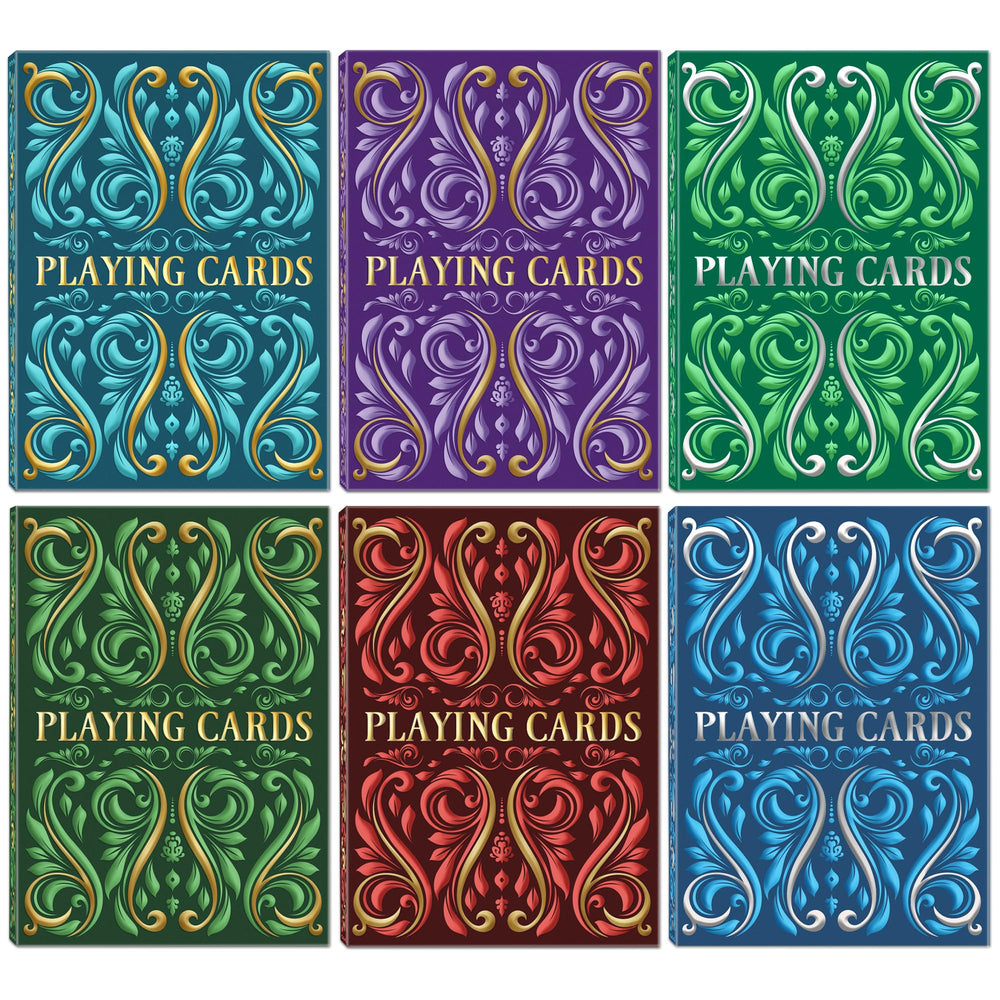Wkchxd red deck playing cards for family game nights and travel
