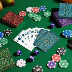 Wkchxd yellow deck playing cards ideal for family nights and travel