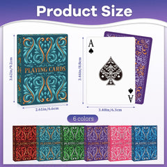 Wkchxd poker size standard index for easy readability