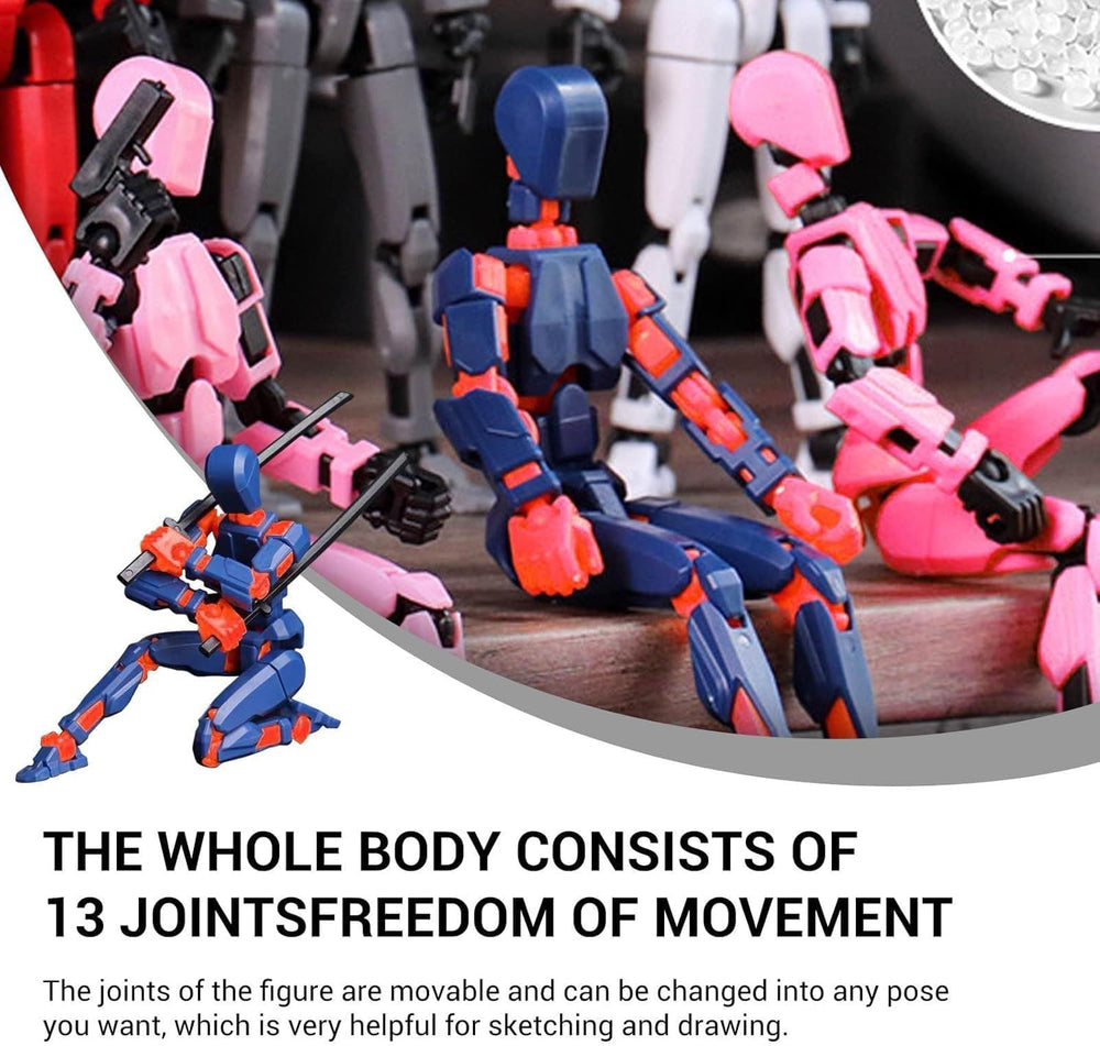 WKSBBTS T13 blue-yellow figure offers bold display and imaginative battles.