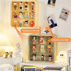 WMM Clear acrylic case, 11.8x11.8 inches, protects figures from dust
