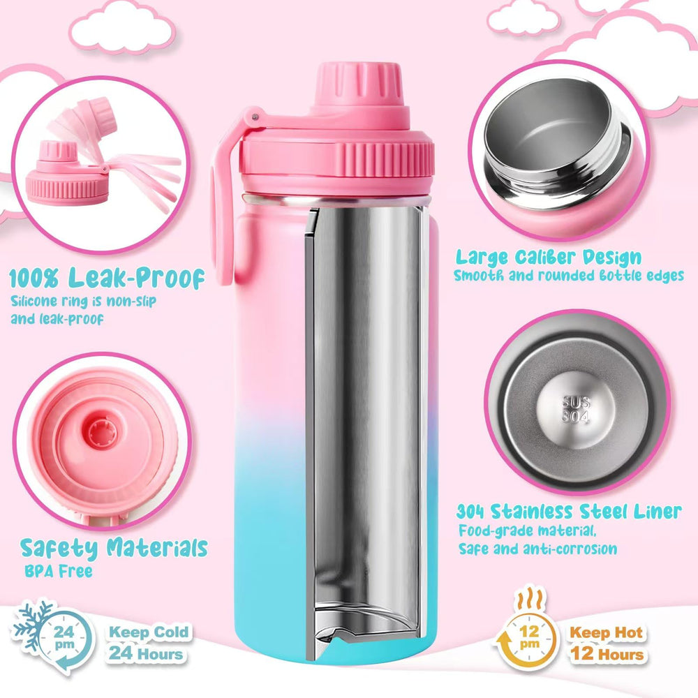Wninbu 16oz stainless steel bottle ready for daily use and hydration.