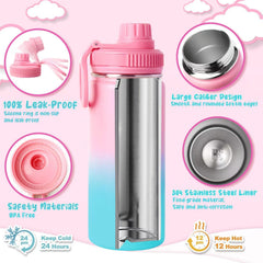 Wninbu 16oz stainless steel bottle ready for daily use and hydration.