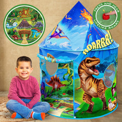 W&O Dino Paradise tent with roar button for immersive playtime