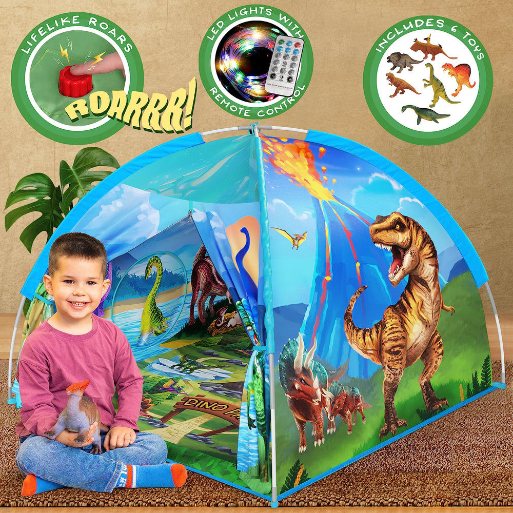 W&O Dino Paradise Roar Button delivers six sounds for immersive pretend play